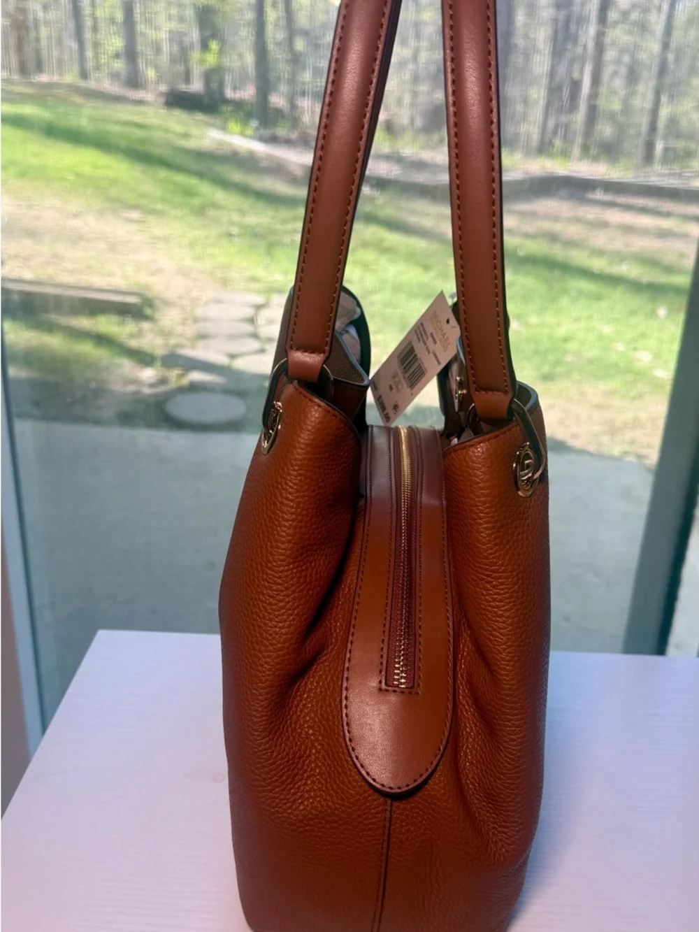 Michael Kors luggage brown shoulder bag